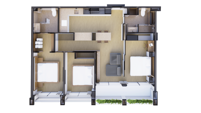3 BR
